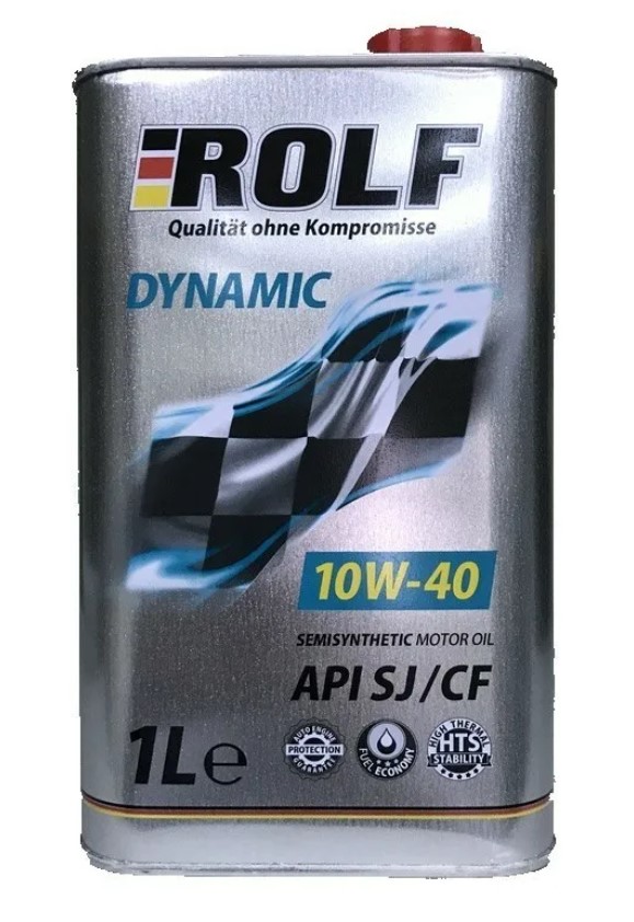 Масло моторное полусинтетическое Dynamic SAE 10W-40 API SJ/CF 1л (металл)